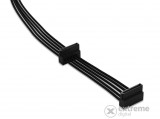 Be Quiet! CS-3420 S-ATA Power kábel (SATA, 2 csatlakozó, erenként harisnyázott, 40 cm, fekete)