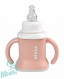 Béaba 3 az 1-ben Evolutive Tanulópohár - Sötét rózsaszín