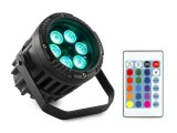 BeamZ BWA63 Alumínium házas vízálló (IP65) PAR lámpa (6x3W) Multicolor LED