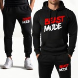 Beast mode melegítő szett - fekete