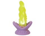 Beasty Cocks Passionate Plant - világító dildó (zöld)