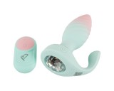 Beau Coeur Juvela - vibrációs anál plug (türkiz)