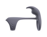 Beau Coeur Vylor - pénisz-és heregyűrű csiklóizgatóval (szürke)