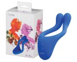 BeauMents Doppio - akkus, 3 motoros párvibrátor (kék)