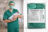 BeautyMommy Apás szülészeti szett kék - XL
