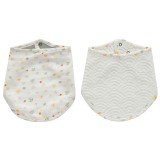 Bébé-jou Bandana nyálkendő 2 db - Bohemian Garden