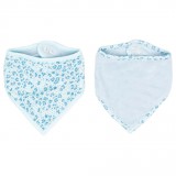 Bébé-jou Bandana nyálkendő 2 db - Leopard Blue