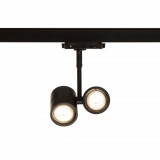 BEEBA II háromáramkörös sínre ezüstszürke 230V LED GU10 2x8W