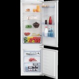 Beko BCSA285K4SN beépíthető alulfagyasztós hűtőszekrény