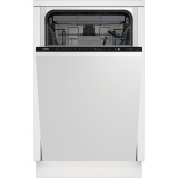 Beko BDIS38120Q, Teljesen Beépíthető, 81 kWh, 11 Terítékes, 8 Programos, LCD Kijelzős, (E) Fehér mosogatógép