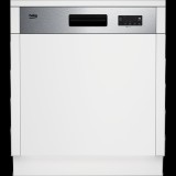 Beko BDSN153E3X beépíthető mosogatógép inox 60cm