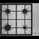 Beko HIBG64122SX főzőlap Rozsdamentes acél Beépített 61 cm Gáz 4 zóna (HIBG64122SX)