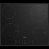 Beko HII64205MTB főzőlap Fekete Beépített 58 cm Zónás indukciós főzőlap 4 zóna (197606)