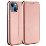Beline Etui mágneses könyvtoktok iPhone 14 Plus 6,7" rózsaarany