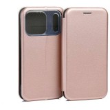 Beline Magnetic könyvtok iPhone 17 Pro - rózsaarany színű