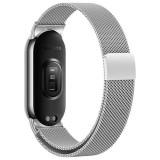 Beline Magnetic szíj Xiaomi Mi Band 9/8 - ezüst színű
