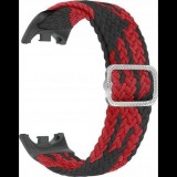 Beline Nylon Csereszíj Xiaomi Mi Band 8 - Fekete-piros ( )