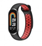 Beline óraszíj Mi Band 8 design fekete-piros