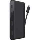 BELKIN 4-PORT USB-C TRAVEL HUB         F4U090BTBLK