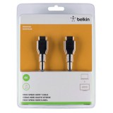 Belkin 5m, 2xHDMI HDMI kábel HDMI A-típus (Standard) Fekete