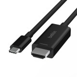 Belkin AVC012bt2MBK 2 M USB C-típus HDMI Fekete