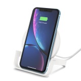 Belkin Boost Charge 10W Wireless Charging Stand 10W (AC Adapter Not Included) White WIB001VFWH