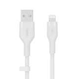Belkin BOOST CHARGE Flex USB-A - Lightning kábel 1m fehér (CAA008bt1MWH) (CAA008bt1MWH) - Adatkábel