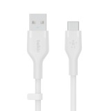 Belkin BOOST CHARGE Flex USB-A - USB-C kábel 1m fehér (CAB008bt1MWH) (CAB008bt1MWH) - Adatkábel