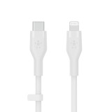 Belkin BOOST CHARGE Flex USB-C - Lightning kábel 1m fehér (CAA009bt1MWH) (CAA009bt1MWH) - Adatkábel