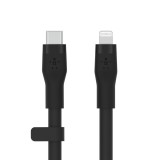 Belkin BOOST CHARGE Flex USB-C - Lightning kábel 3m fekete (CAA009bt3MBK) (CAA009bt3MBK)