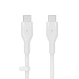 Belkin BOOST CHARGE Flex USB-C - USB-C kábel 2m fehér (CAB009bt2MWH) (CAB009bt2MWH) - Adatkábel