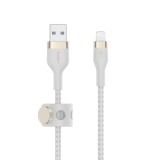Belkin BOOST CHARGE PRO Flex USB-A - Lightning kábel 1m fehér (CAA010bt1MWH) (CAA010bt1MWH) - Adatkábel