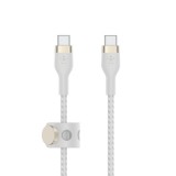 Belkin BOOST CHARGE PRO Flex USB-C - USB-C kábel 1m fehér (CAB011bt1MWH) (CAB011bt1MWH) - Adatkábel