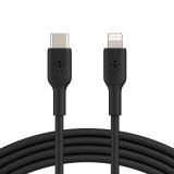 Belkin BOOST CHARGE USB-C - Lightning kábel 1m fekete (CAA003bt1MBK) (CAA003bt1MBK) - Adatkábel