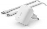 Belkin BoostCharge 20W USB-C Adapter with USB-C - USB-C Cable White WCA006VF1MWH-B6