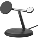 Belkin BoostCharge 3-in-1 Charging Stand vezeték nélküli telefon töltő fekete (black)