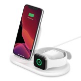 Belkin BoostCharge 3-in-1 Wireless Charger for Apple Devices White WIZ001vfWH
