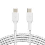 BELKIN BoostCharge Braided USB-C to USB-C Cable 1m White (CAB004bt1MWH)