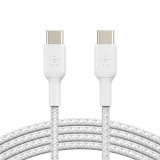 Belkin boostcharge braided usb-c to usb-c cable 1m white cab004bt1mwh