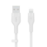 Belkin BoostCharge Flex USB-A Cable with Lightning Connector 1m White CAA008bt1MWH