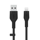 BELKIN BoostCharge Flex USB-A Cable with Lightning Connector 2m Black (CAA008bt2MBK)