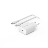 Belkin BoostCharge PD 25W PPS Wall Charger Bundle with C-Lightning Cable 1m White WCA004VF1MWH-B5