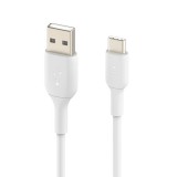 Belkin BoostCharge USB-C - USB-A kábel 15cm fehér (CAB001bt0MWH) (CAB001bt0MWH) - Adatkábel