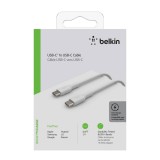 Belkin CAB003BT2MWH USB kábel 2 M USB C Fehér