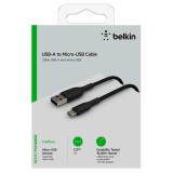 Belkin CAB007bt1MBK USB kábel 1 M USB A Micro-USB A Fekete