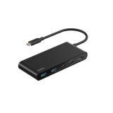 Belkin Connect 7-Port USB-C Hub with Dual USB-C Ports Black AVC023HQBK