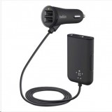 Belkin Road Rockstar 4 portos autós töltő, hátsó utas móddal fekete (F8M935bt06-BLK) (F8M935bt06-BLK)