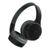 Belkin soundform mini bluetooth fejhallgató sztereo (v5.0, mikrofon, felvev&#337; gomb, gyerek méret) fekete aud002btbk
