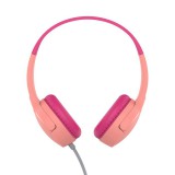 Belkin soundform mini wired on-ear headphones for kids pink aud004btpk