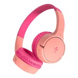 Belkin SoundForm Mini Wireless Bluetooth Headphones for Kids Pink AUD002BTPK
